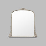 Lila Ornate Arched Mirror - Silver Mirror Warran-Local