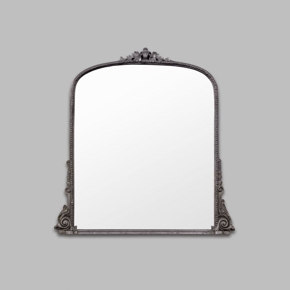 Lila Ornate Arched Mirror - Black Mirror Warran-Local