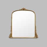 Lila Ornate Arched Mirror - Gold Mirror Warran-Local