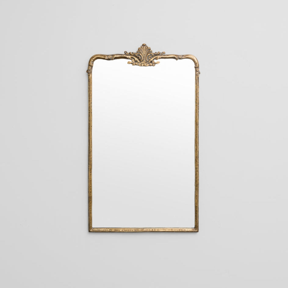 Lila Ornate Mirror - Brass Mirror Warran-Local