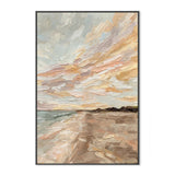 Looking For Seashells, By Hannah Weisner Wall Art Gioia-Local 40x60cm Framed Canvas Black