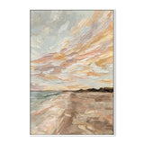 Looking For Seashells, By Hannah Weisner Wall Art Gioia-Local 40x60cm Framed Canvas White