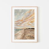 Looking For Seashells, By Hannah Weisner Wall Art Gioia-Local 40x60cm Framed Poster Black