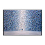 Love Under Umbrella, By Ekaterina Ermilkina Wall Art Gioia-Local 60x40cm Framed Canvas Black