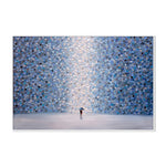 Love Under Umbrella, By Ekaterina Ermilkina Wall Art Gioia-Local 60x40cm Framed Canvas White