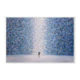 Love Under Umbrella, By Ekaterina Ermilkina Wall Art Gioia-Local 60x40cm Framed Canvas White