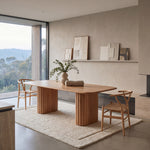 Lunora 2.4m Dining Table - Natural Dining Table Marri-Core