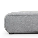 Troy 3 Seater Right Chaise Fabric Sofa - Graphite Grey Chaise Lounge Original Sofa-Core