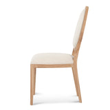 Set of 2 - Lula Natural Dining Chair - Dawn Beige Dining Chair LJ-Core