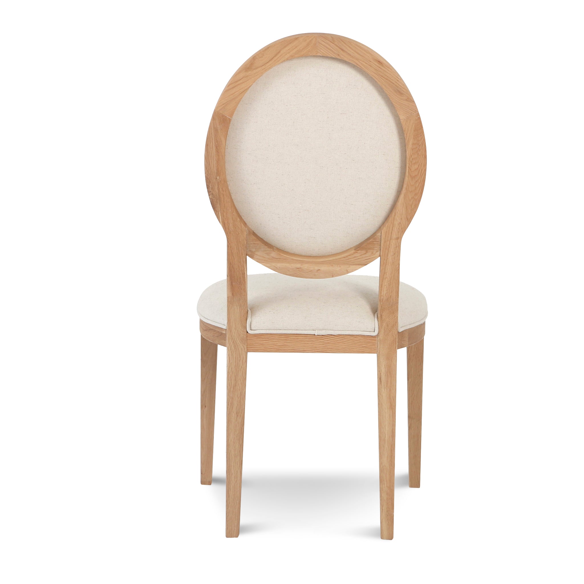 Set of 2 - Lula Natural Dining Chair - Dawn Beige Dining Chair LJ-Core