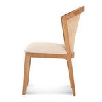 Ex Display - Margie Fabric Dining Chair - Light Beige - Last One Dining Chair LJ-Core