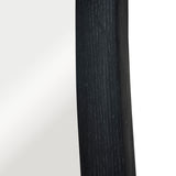 Ex Display - Nuvina 1.8m (H) Floor Mirror - Black Mirror Mika-Core