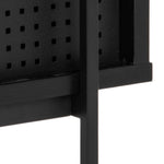 Manrek 94cm Wooden Display Unit - Black Shelves Vatec-Local   