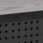 Manrek 94cm Wooden Display Unit - Black Shelves Vatec-Local   