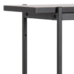 Manrek 94cm Wooden Display Unit - Black Shelves Vatec-Local   