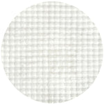 Marill 100cm x 100cm Round Bubbly Washable Rug - White Rug UN Rugs-Local   