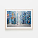 Metropolitan Dreams, By Ekaterina Ermilkina Wall Art Gioia-Local 60x40cm Framed Poster Black
