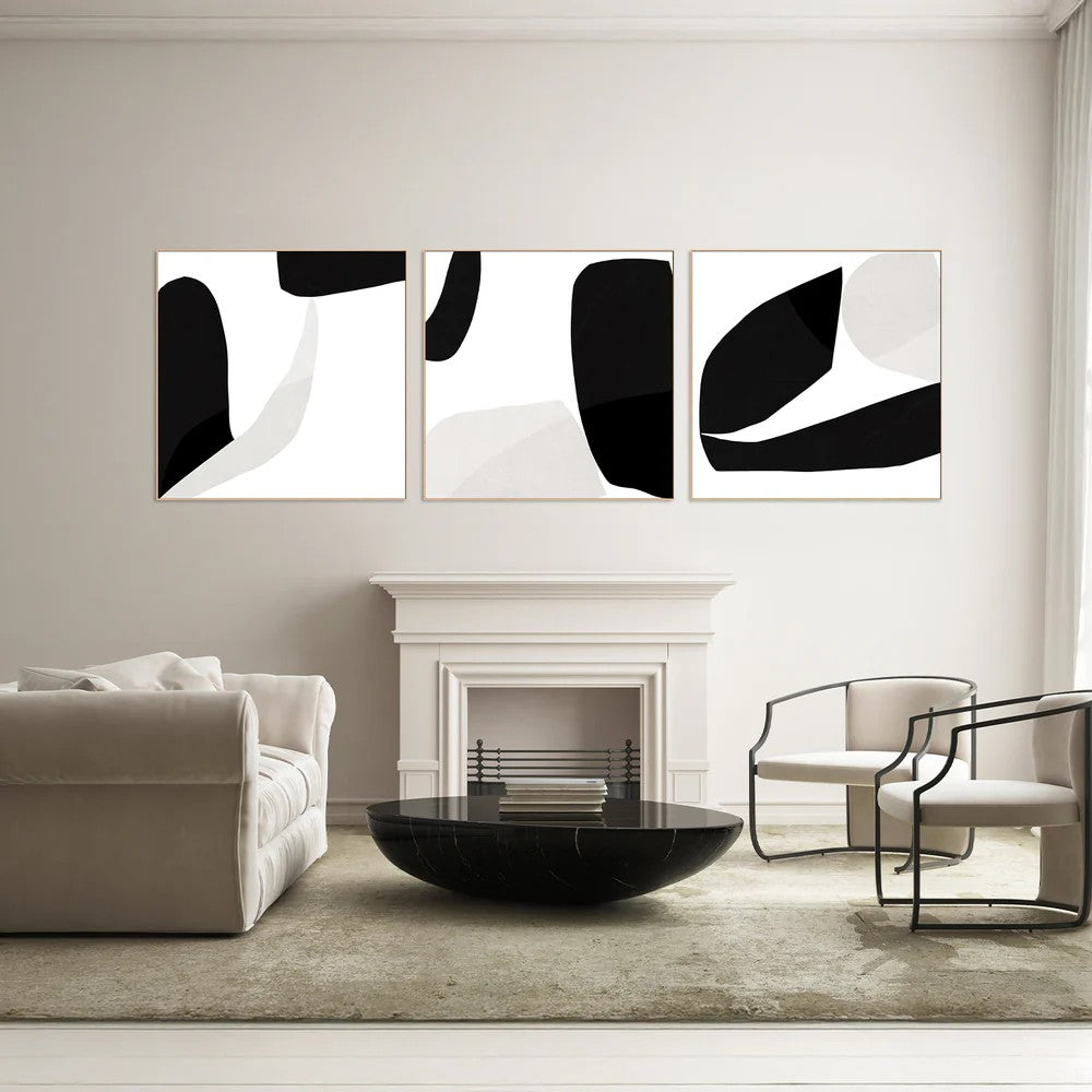 Minimal, Set Of 3, By Dan Hobday Wall Art Gioia-Local