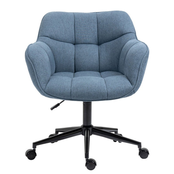 Mir Fabric Office Chair - Blue & Grey