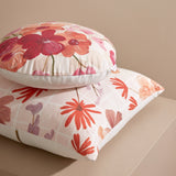 Ex Display - Modern Poppies 40cm Round Cushion - Floral Cushion Warran-Local