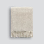 Baya Littano Merino Wool Blend Throw - Oatmeal Throw Furtex-Local