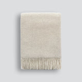 Baya Littano Merino Wool Blend Throw - Oatmeal Throw Furtex-Local