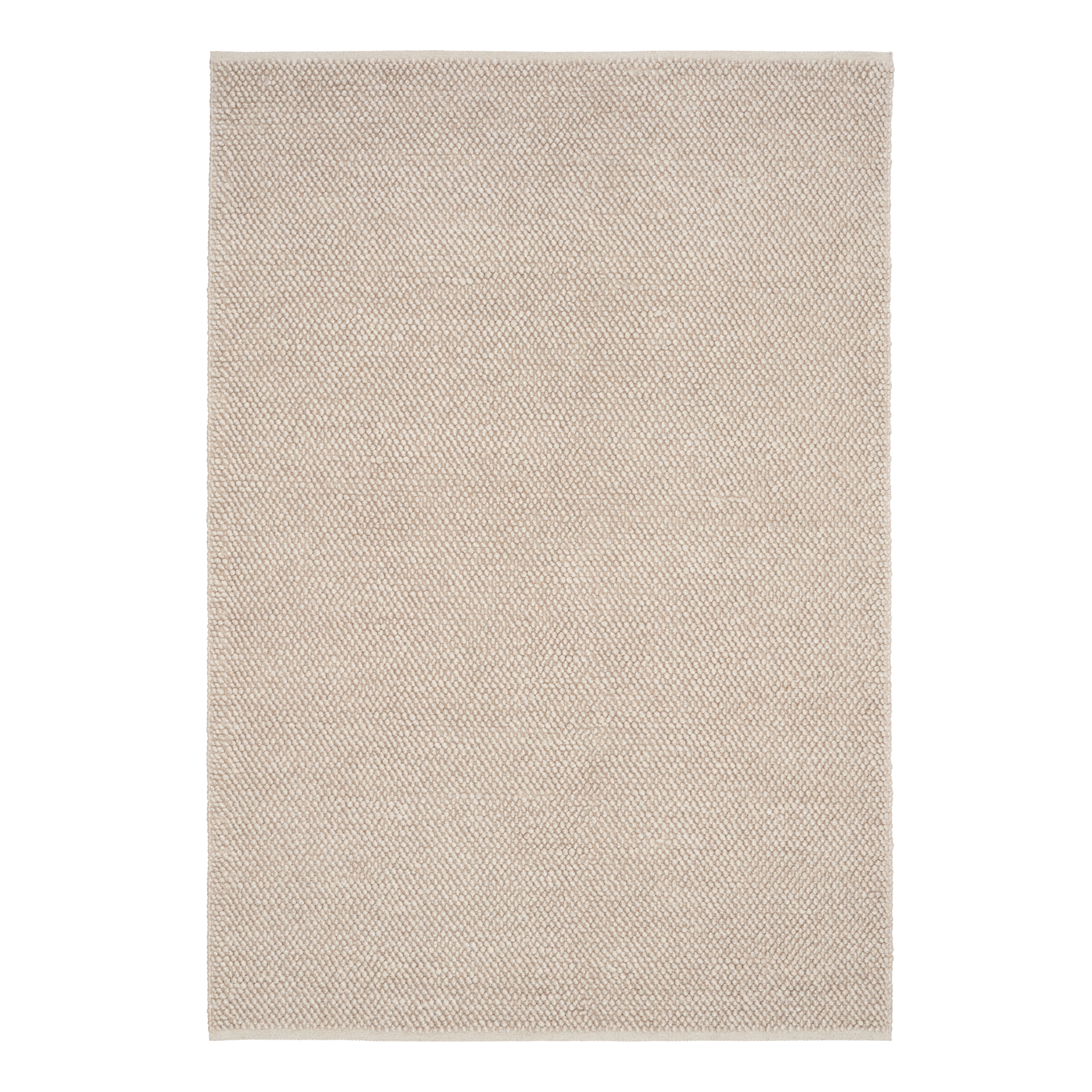 Murmur Wool Rug - Light Beige Wool Rug Mos-Local   
