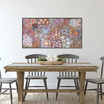 My Great Great Grandmothers Land, Style A, Pink Tone, By Azeza Possum Wall Art Gioia-Local