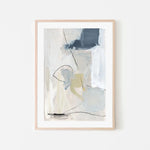Neutral Abstract Style B 40cm x 60cm Framed Poster - Natural Frame Wall Art Gioia-Local   