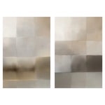 Next Time, Neutral Abstract, Style A & B, Set Of 2, By Karine Tonial Grimm Wall Art Gioia-Local 40x60cm Framed Canvas Gold