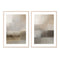 Next Time, Neutral Abstract, Style A & B, Set Of 2, By Karine Tonial Grimm Wall Art Gioia-Local 40x60cm Framed Poster Black