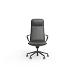 Celebi Leather Office Chair Office Chair OLGY-Local Highback Leather Charcoal