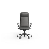 Celebi Leather Office Chair Office Chair OLGY-Local Highback Leather Charcoal