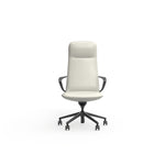 Celebi Leather Office Chair Office Chair OLGY-Local Highback Leather Grey