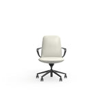 Celebi Leather Office Chair Office Chair OLGY-Local Lowback Leather Grey