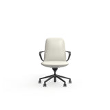 Celebi Leather Office Chair Office Chair OLGY-Local Lowback Leather Grey