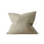 Nicolo 50cm Woven Linen Check Design Cushion Cushion Weave-Local Nicolo Spruce Polyester