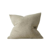 Nicolo 50cm Woven Linen Check Design Cushion Cushion Weave-Local Nicolo Spruce Polyester