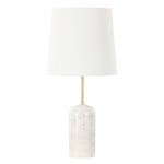 Norbu Table Lamp - White & Gold Lighting Albi-Local