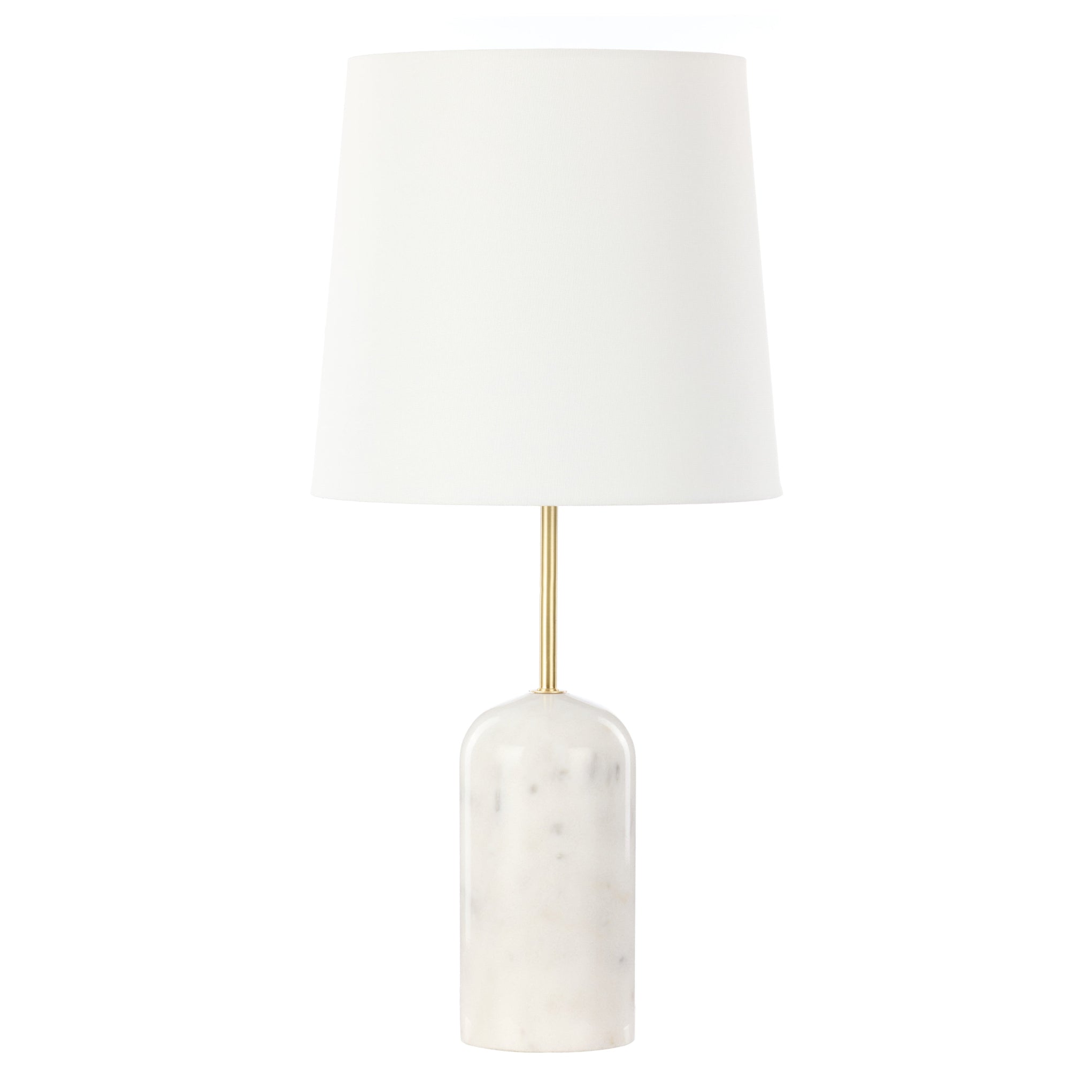 Norbu Table Lamp - White & Gold Lighting Albi-Local