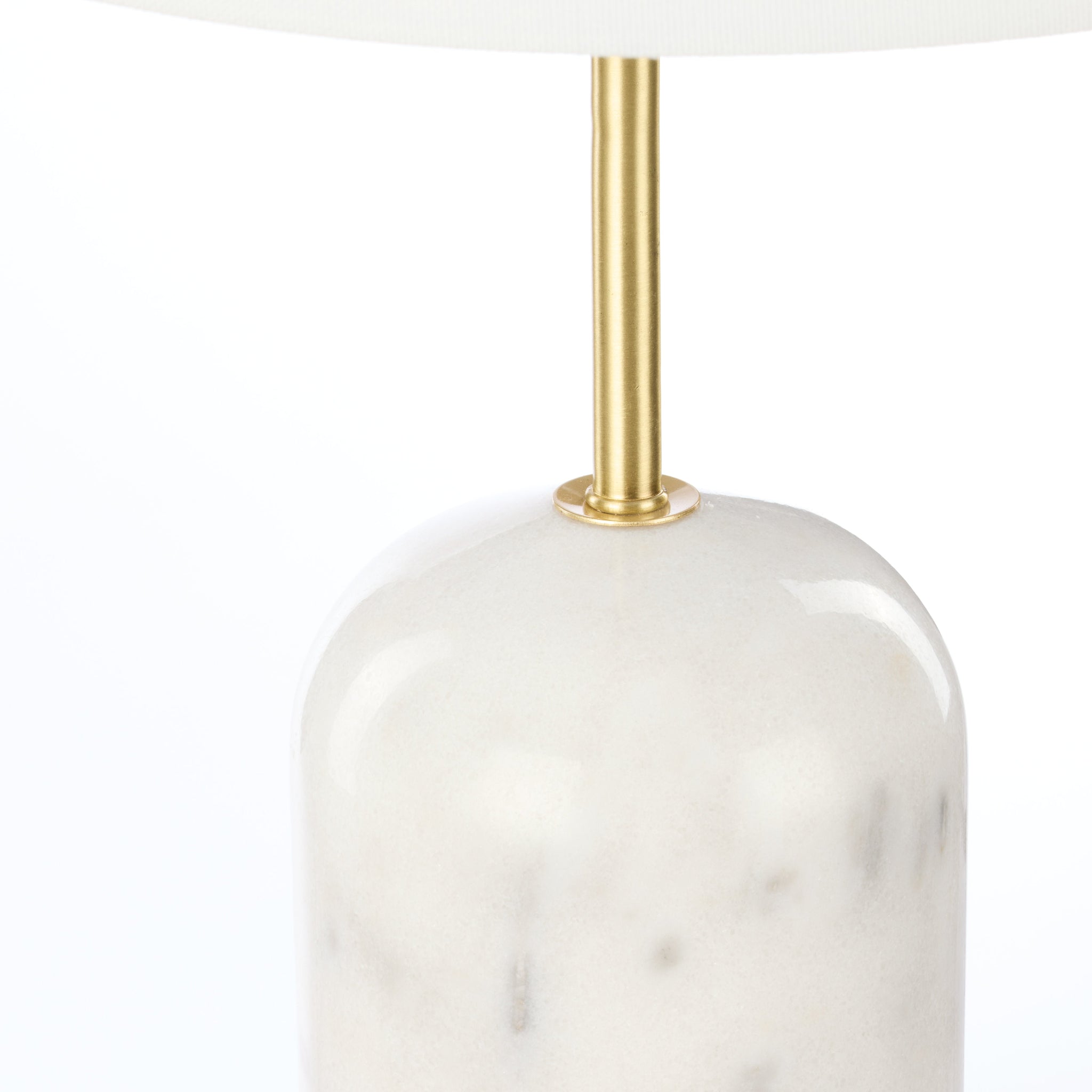 Norbu Table Lamp - White & Gold Lighting Albi-Local