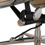 Ashton Low Back Office Chair - Light Brown Leather Office Chair Yus Furniture-Core