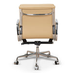 Ashton Low Back Office Chair - Light Brown Leather Office Chair Yus Furniture-Core