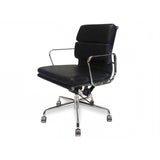 Ex Display - Ashton Low Back Office Chair - Black Leather Office Chair Yus Furniture-Core   