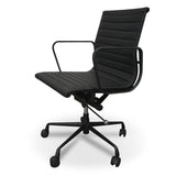 Ex Display - Floyd Low Back Office Chair - Full Black Office Chair Yus Furniture-Core