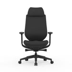 Velsan Mesh Office Chair - Full Black with Headrest Office Chair Avone-Core