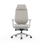 Velsan Mesh Office Chair - Light Grey with Headrest Office Chair Avone-Core
