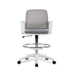 Clayton Drafting Office Chair - Light Grey Office Chair LF-Core