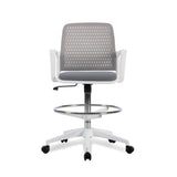 Clayton Drafting Office Chair - Light Grey Office Chair LF-Core