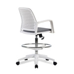 Clayton Drafting Office Chair - Light Grey Office Chair LF-Core